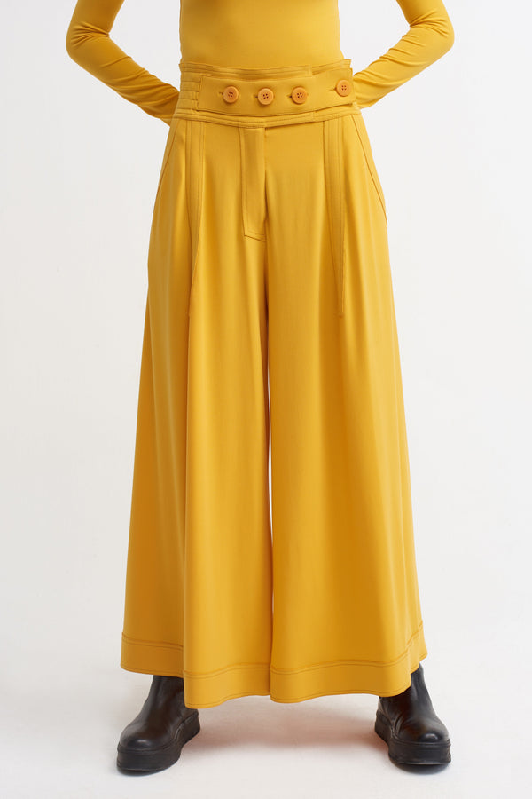 NU Button Detail Trouser Papia