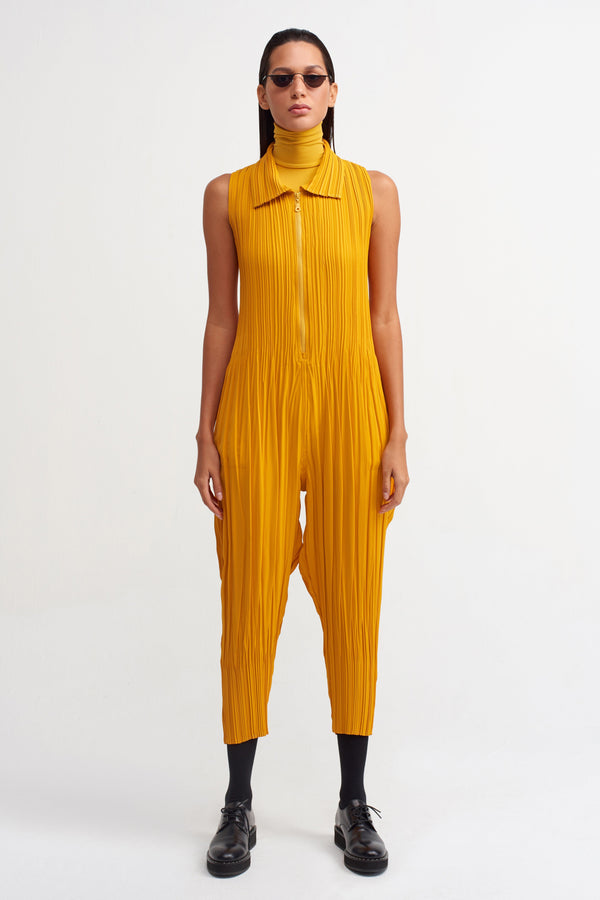 NU Sleeveless Pleated Jumpsuit Papia