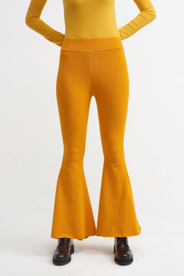 NU Flare Hem Knit Trouser Papia