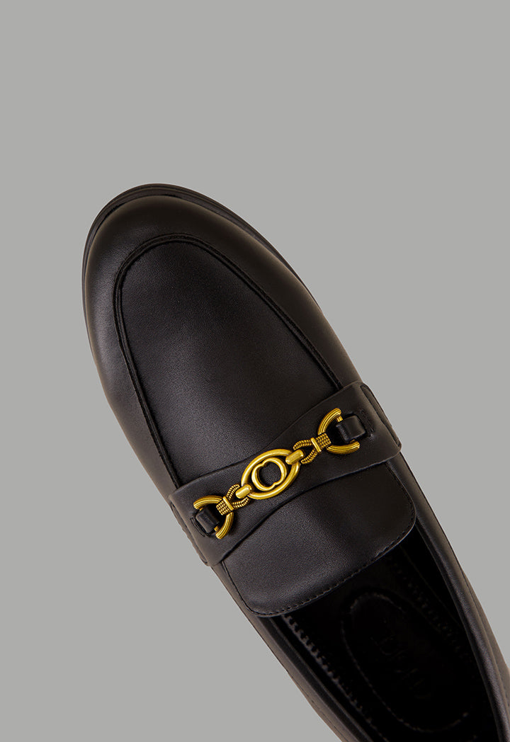 Choice Classic Plain Loafers Black