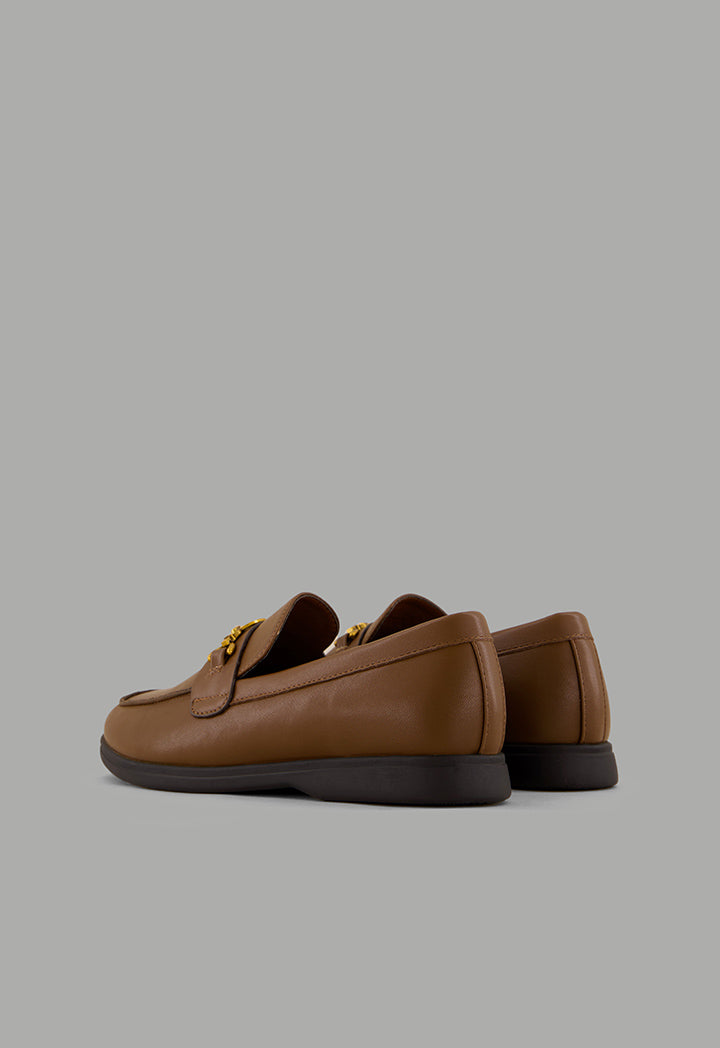 Choice Classic Plain Loafers Brown