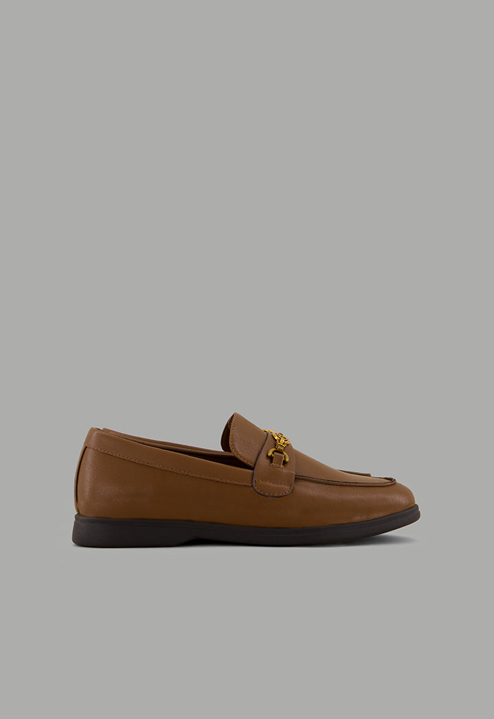 Choice Classic Plain Loafers Brown