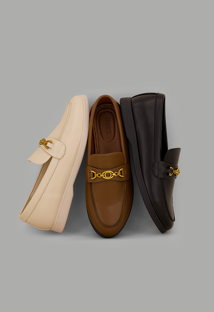 Choice Classic Plain Loafers Black