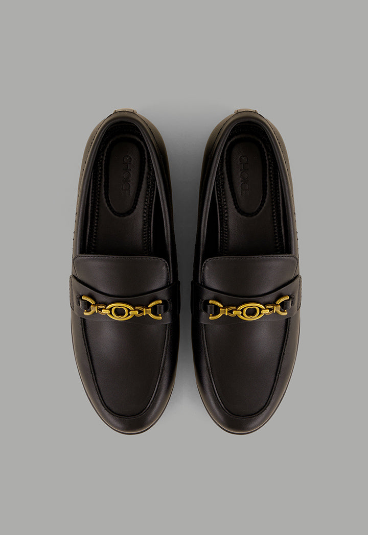 Choice Classic Plain Loafers Black