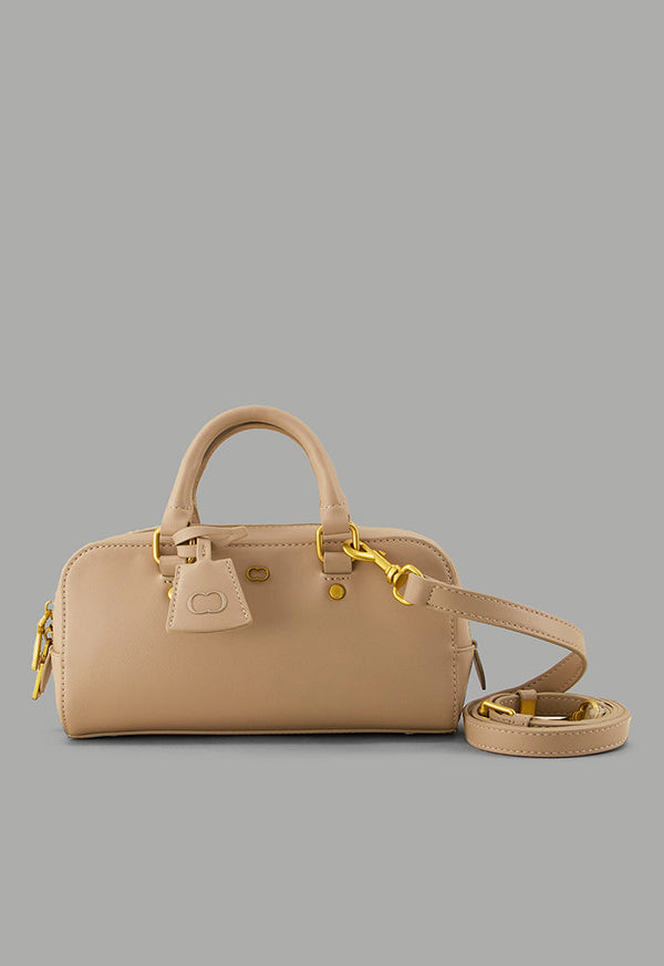 Choice Solid Iconic Handbag Beige