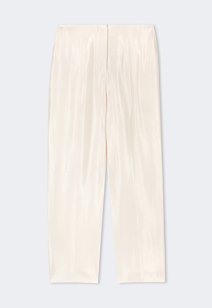 Choice Elastic Waist Basic Trousers Sand