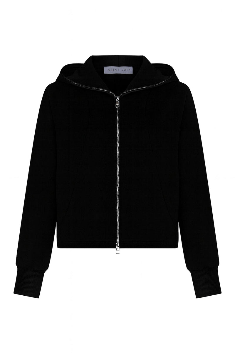 Setre Zippered Sweatshirt Black
