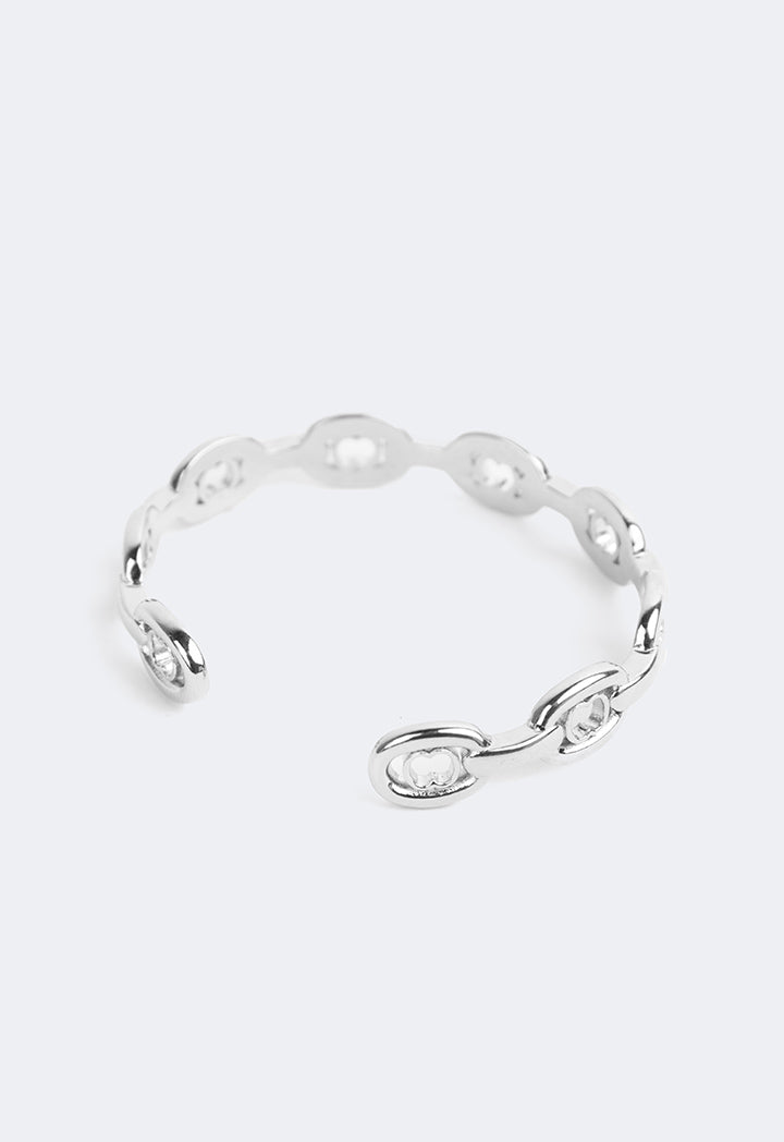 Choice Monogram Chain Bracelet Silver