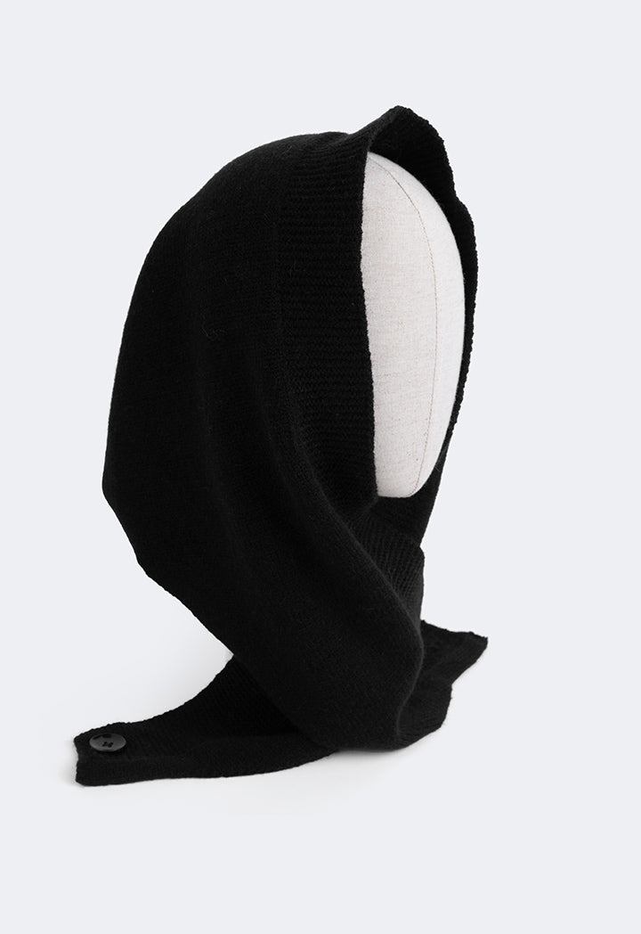 Choice Solid Knitted Balaclava Black