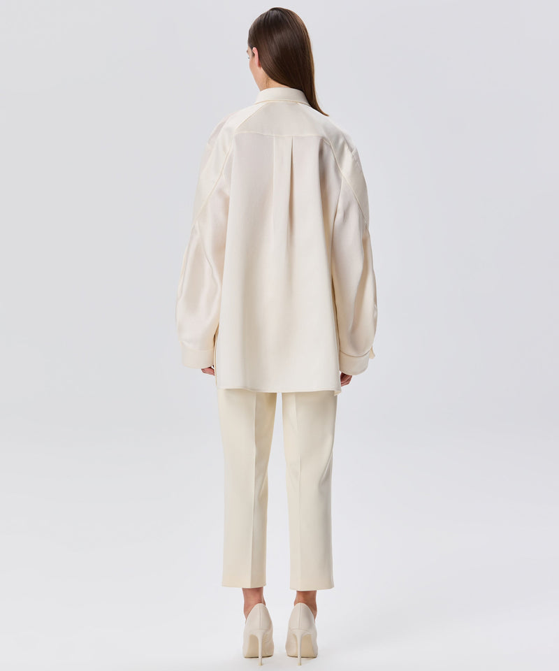 Machka Pocket-Embellished Shirt Off White