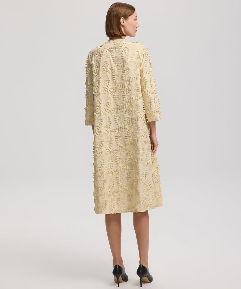 Ipekyol Embroidered Detail Long Sleeve Dress Natural