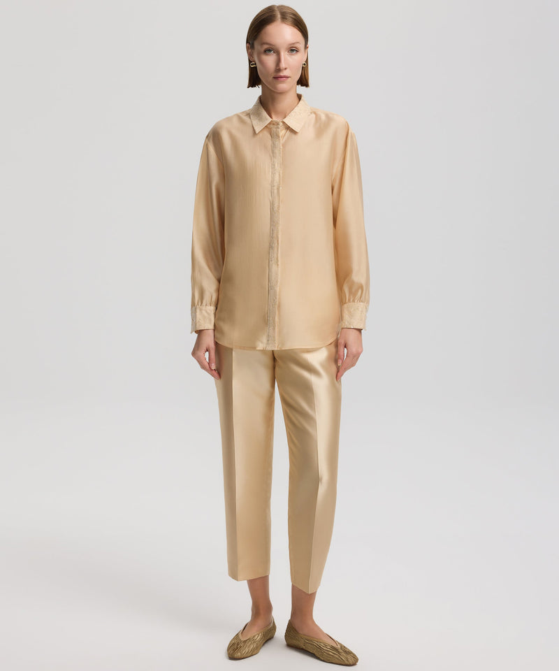 Ipekyol Embellished Detail Shirt Natural