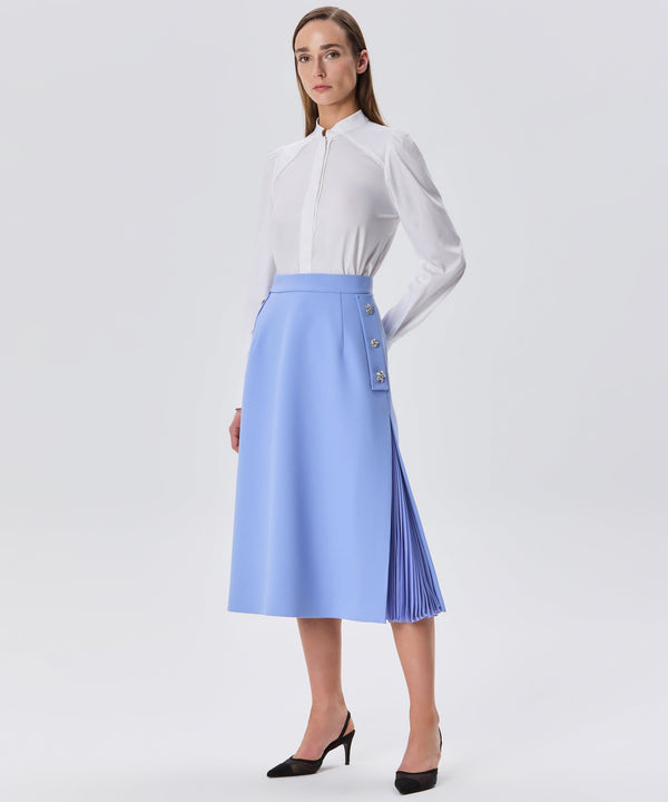 Machka Button Accessory Skirt Lavender