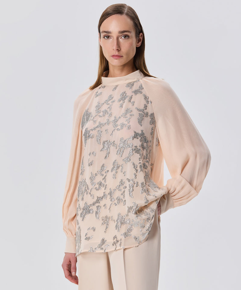 Machka Embroidered Detail Blouse Oil