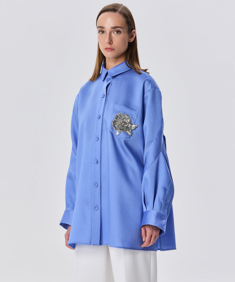 Machka Pocket-Embellished Shirt Lilac