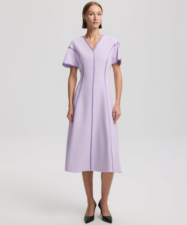 Ipekyol Contrast Stitch Detailed Dress Lilac
