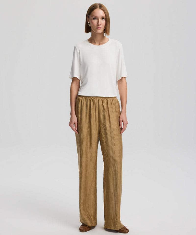 Ipekyol Elasticated Waist Trousers Natural