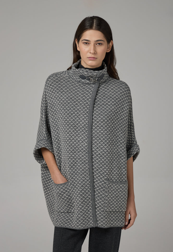 Choice Flyknit Winter Poncho Grey