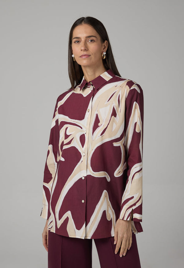 Choice Long Sleeves Printed Shirt Multi Color