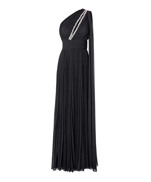 Ipekyol Pearl And Stone Embroidered Maxi Dress Black