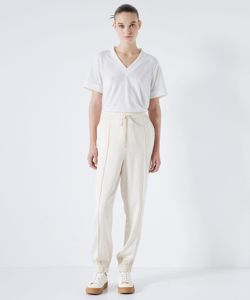 Ipekyol Linen Blend Jogger Pants Oil