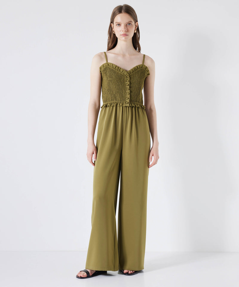 Ipekyol Gimped Jumpsuit Khaki