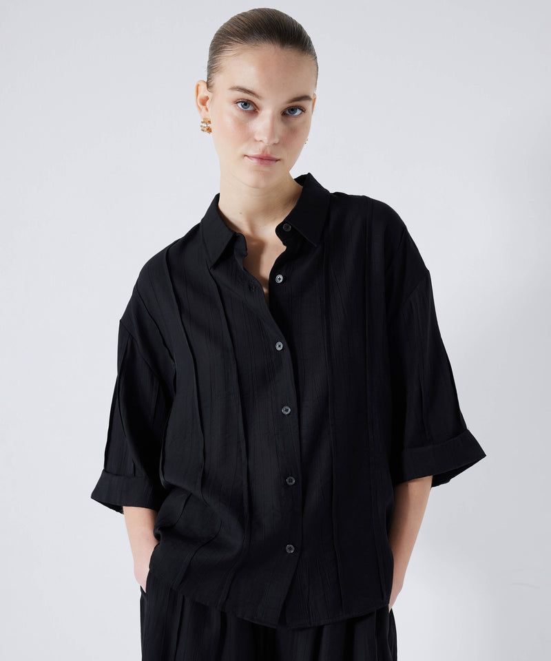 Ipekyol Textured Shirt Black