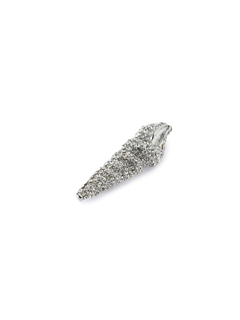 Ipekyol Crystal Stone Brooch Silver