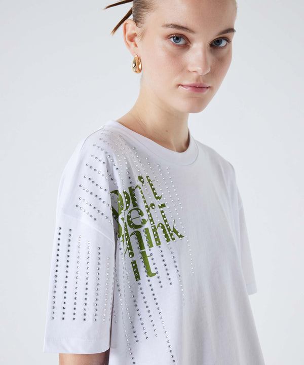 Ipekyol Hotfix Printed T-Shirt Off White