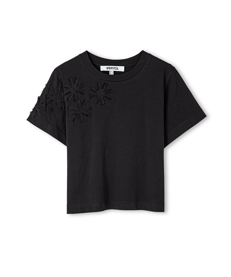 Ipekyol T-Shirt With Embroidery Applique Black