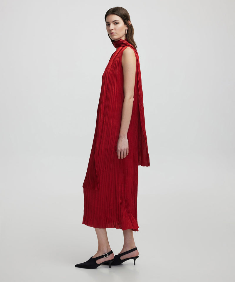 Ipekyol Dress With Scarf Accessory Red