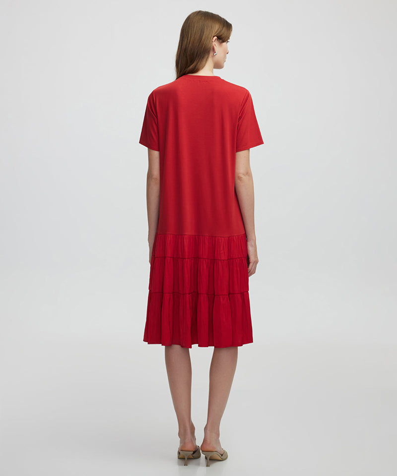 Ipekyol Pleated Dress Red