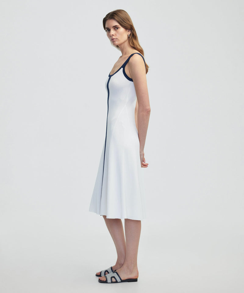 Ipekyol Color Block Dress White