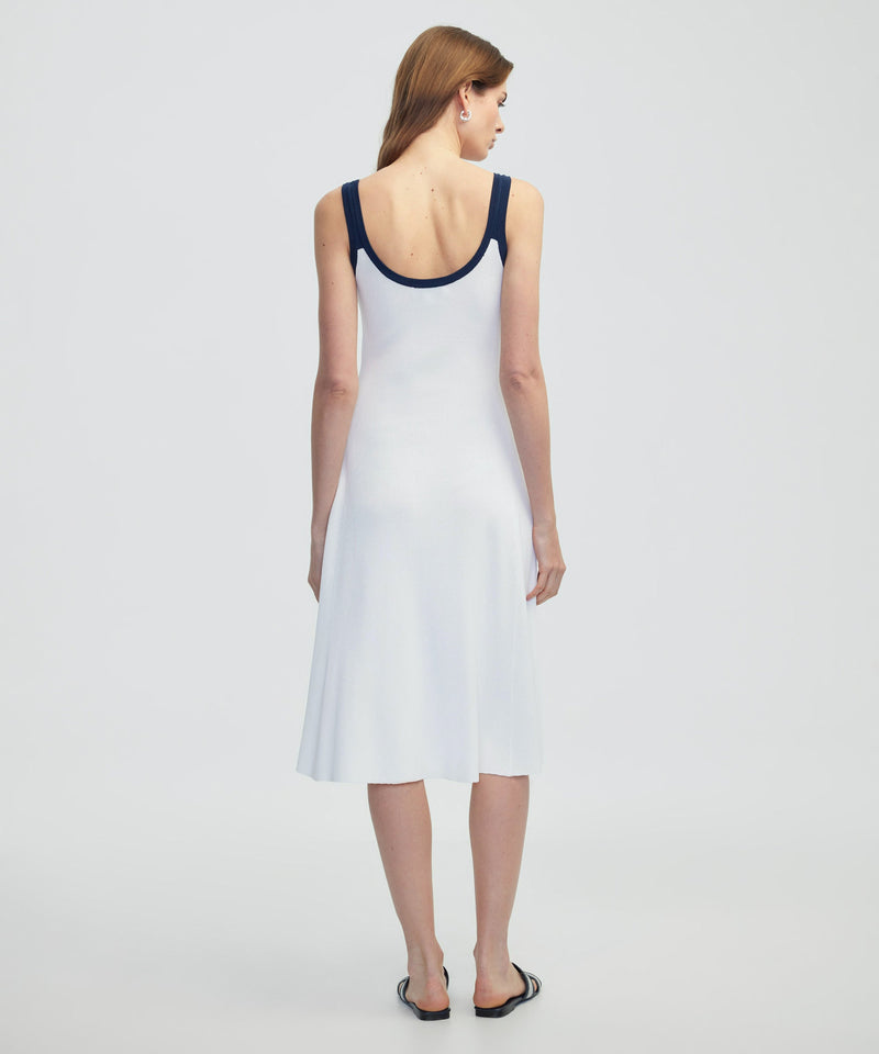 Ipekyol Color Block Dress White