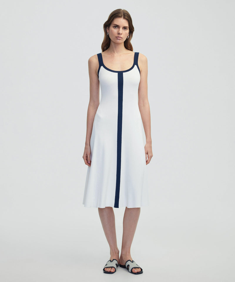 Ipekyol Color Block Dress White
