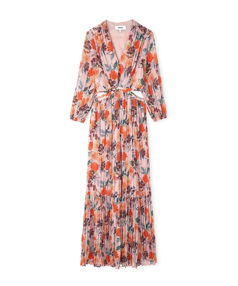 Ipekyol Floral Pattern Maxi Dress Powder
