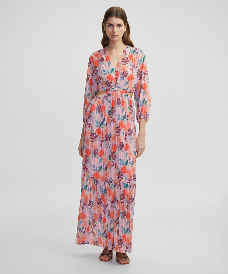 Ipekyol Floral Pattern Maxi Dress Powder