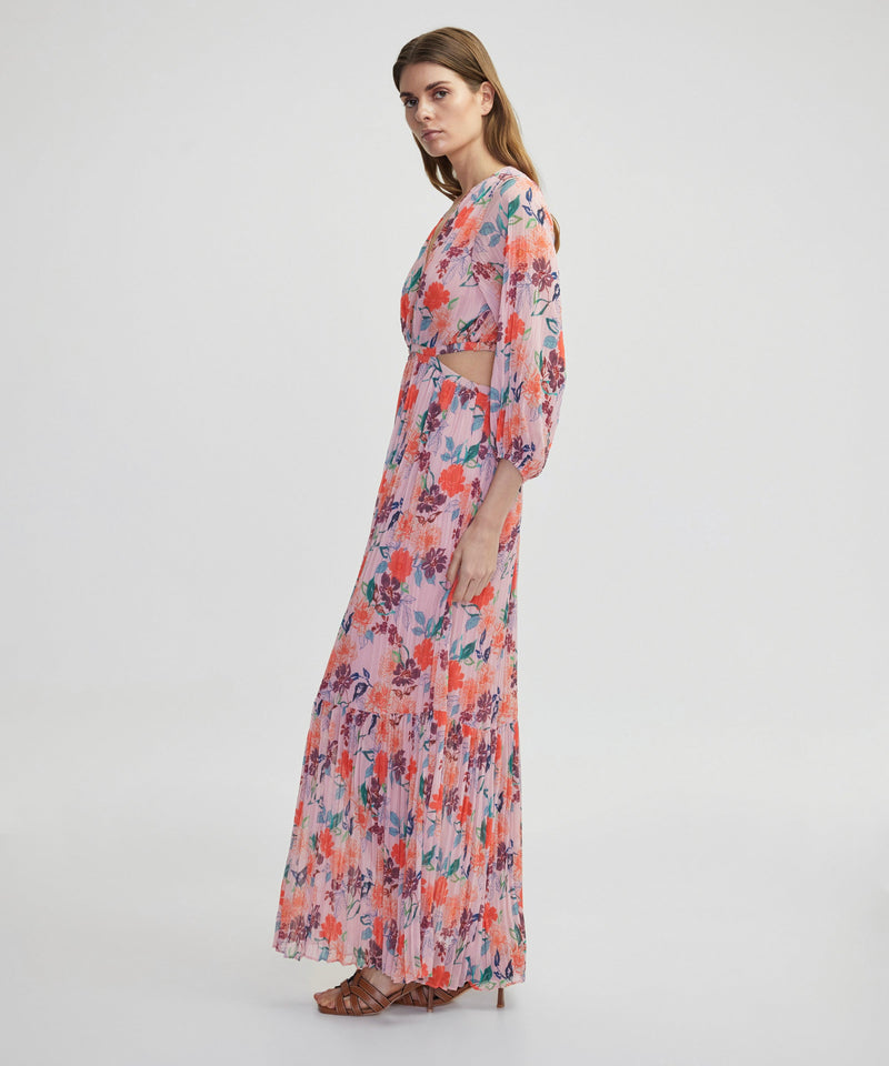 Ipekyol Floral Pattern Maxi Dress Powder