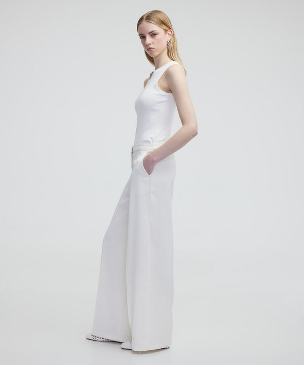 Ipekyol Wide Leg Trousers Off White