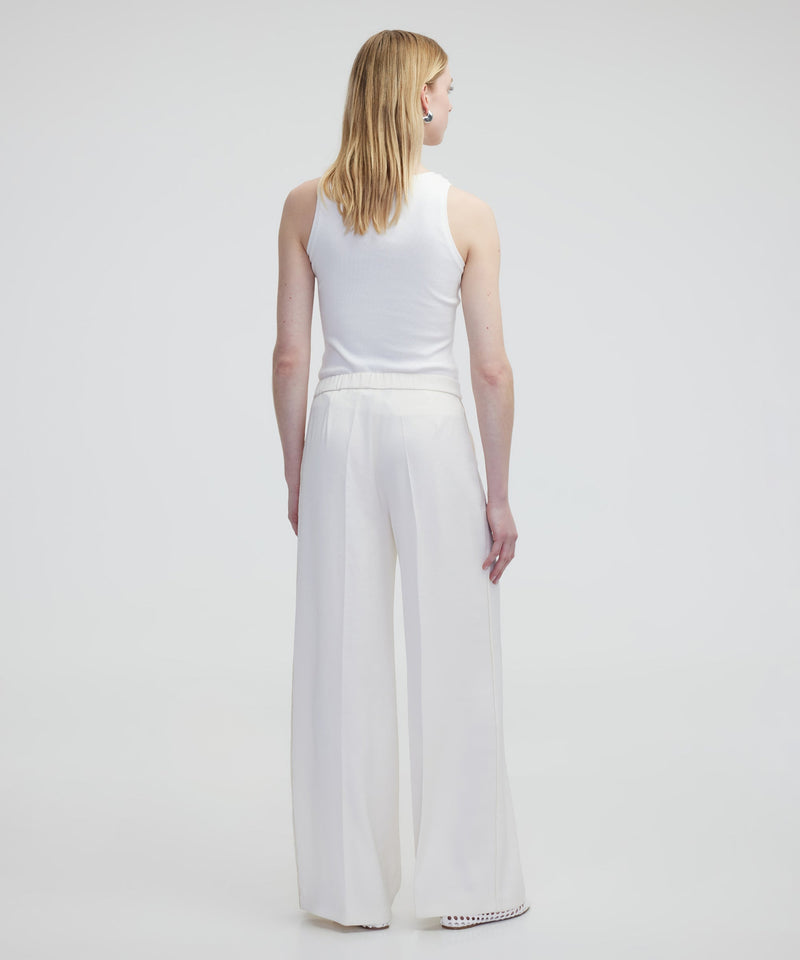 Ipekyol Wide Leg Trousers Off White