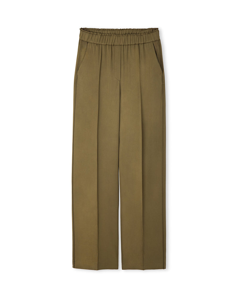 Ipekyol Elastic Waist Trousers Tobaccoco