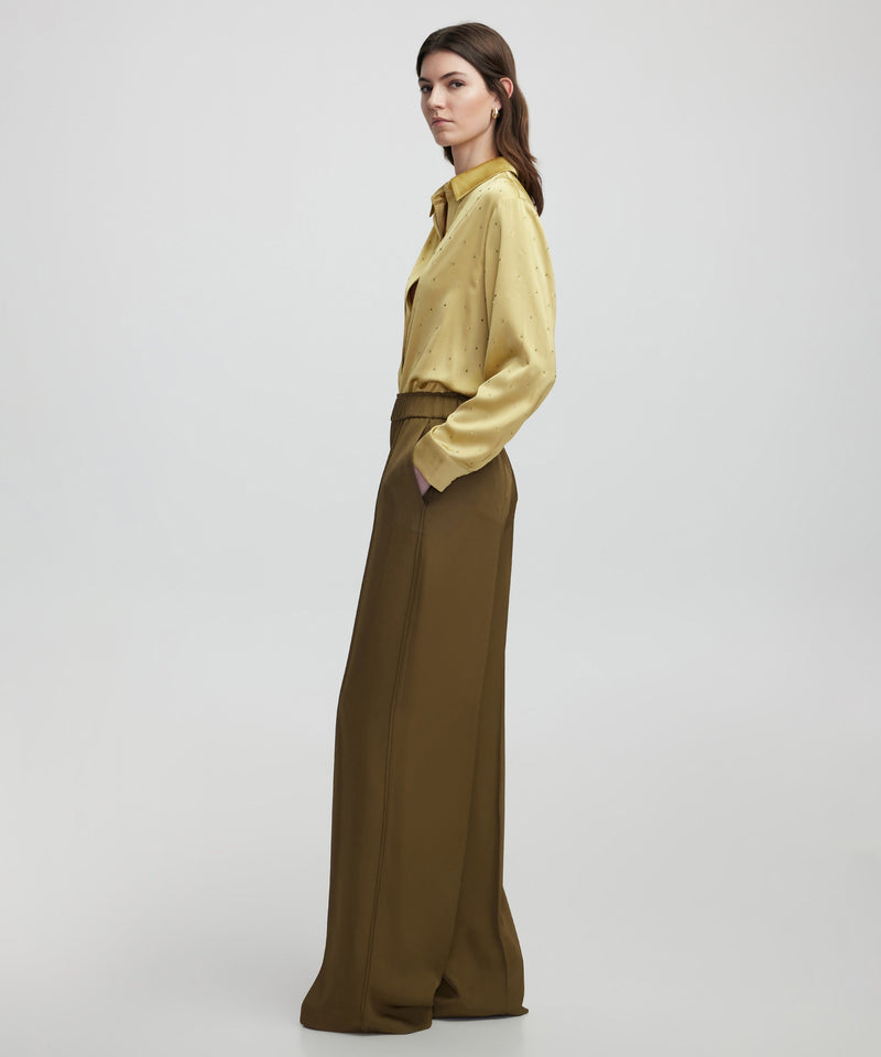 Ipekyol Elastic Waist Trousers Tobaccoco
