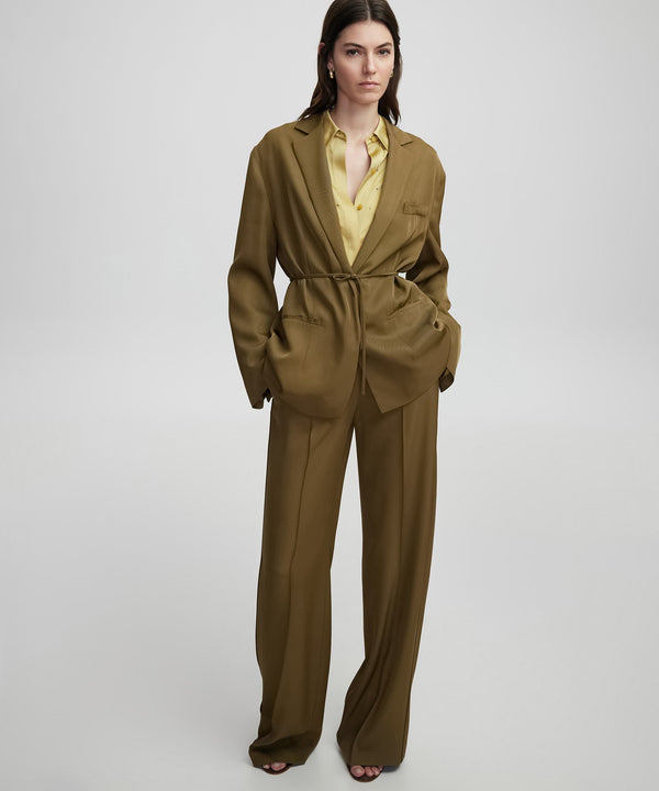 Ipekyol Elastic Waist Trousers Tobaccoco