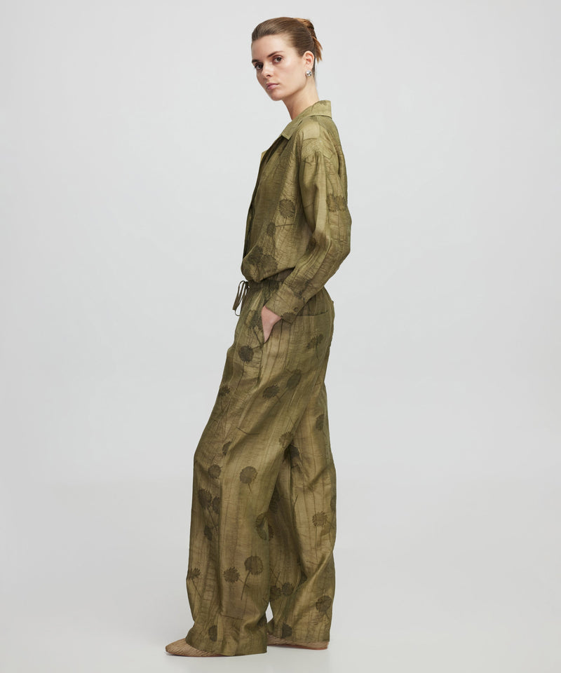 Ipekyol Jacquard Trousers Light Khaki