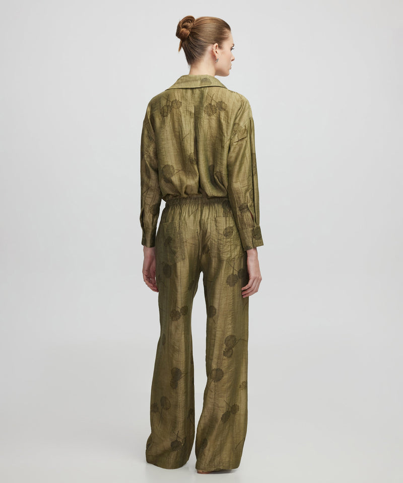 Ipekyol Jacquard Trousers Light Khaki