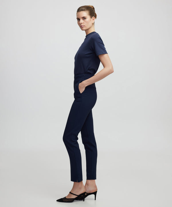 Ipekyol Skinny Fit Trousers With Pockets Navy