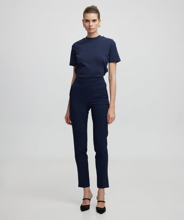 Ipekyol Skinny Fit Trousers With Pockets Navy