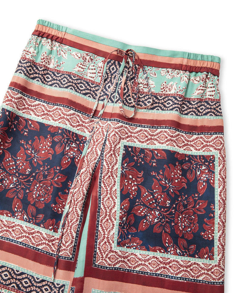 Ipekyol Patterned Drawstring Trousers Brown