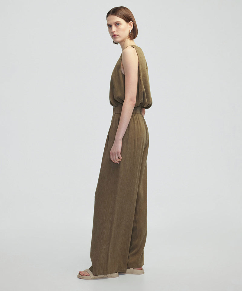 Ipekyol Cupro Trousers Khaki