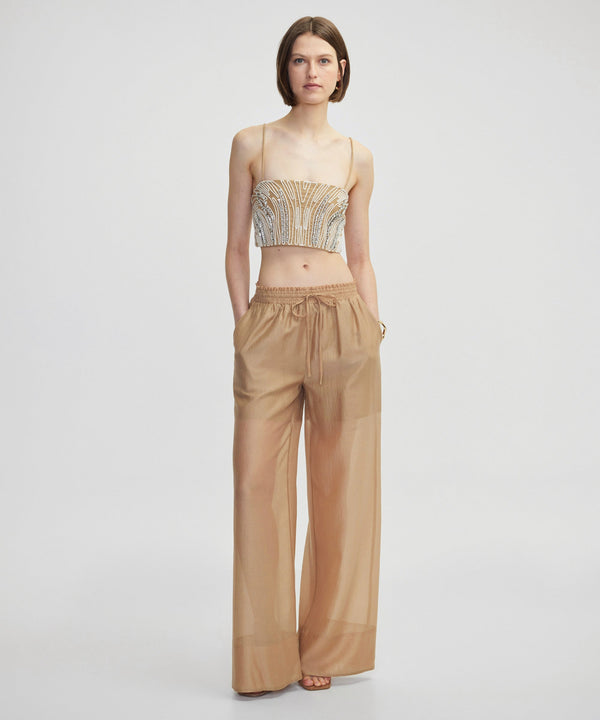 Ipekyol Elastic Waist Trousers Natural